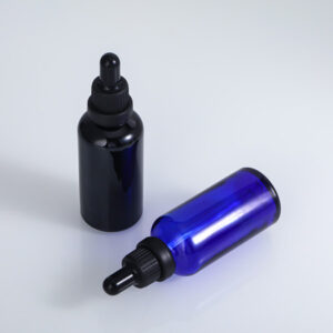 tamper proof glass dropper bottle