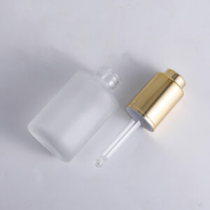 cosmetic glass dropper bottle