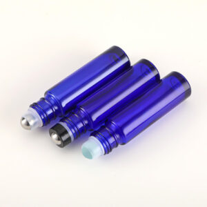 Cobalt Blue Glass Roller Ball Bottle