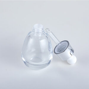 glass skin care bottle