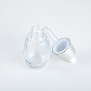 glass dropper skin care bottle