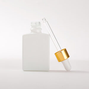 cosmetic serum glass bottle