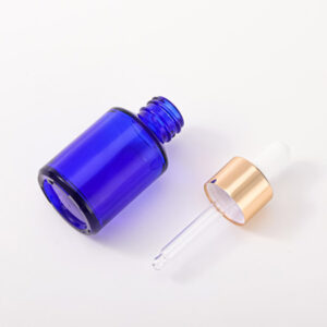 cobalt blue cosmetic packaging