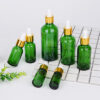 green glass dropper bottle essential oil bottle