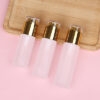 matte cosmetic bottle with pump head